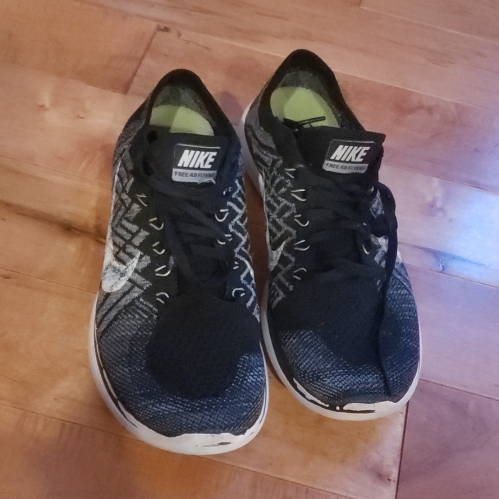 Nike Free 4.0 Flyknit Black/White